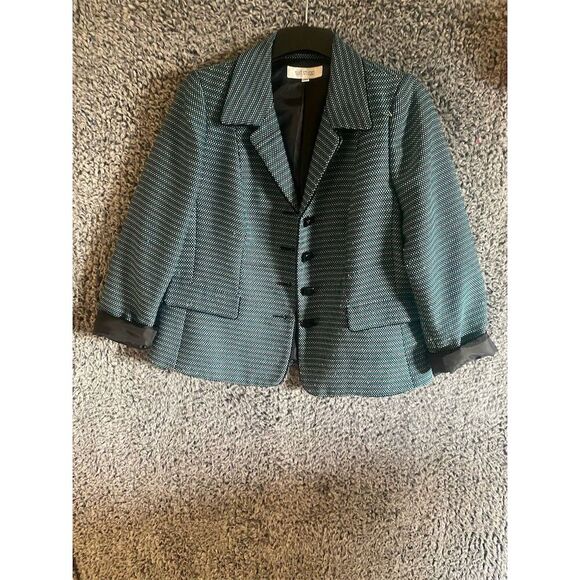 Suit Studio Women's Polka Dot Blazer Jacket Size 18 Multicolor - Picture 6 of 7